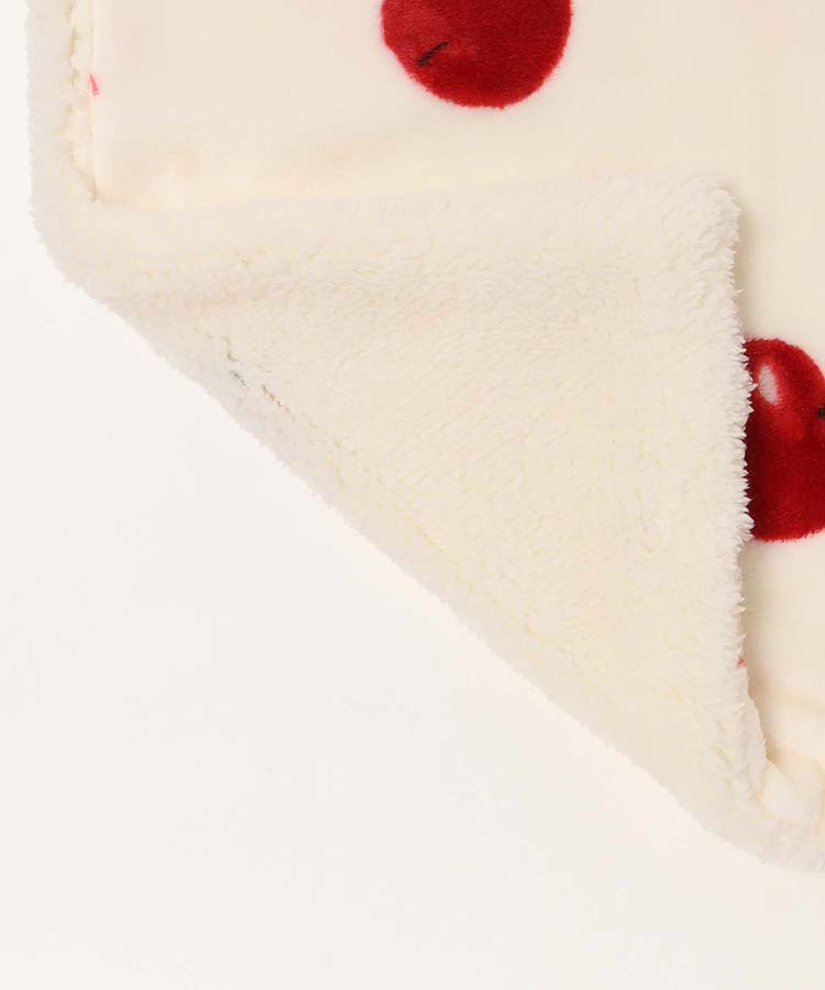 フルーツボア付きブランケット