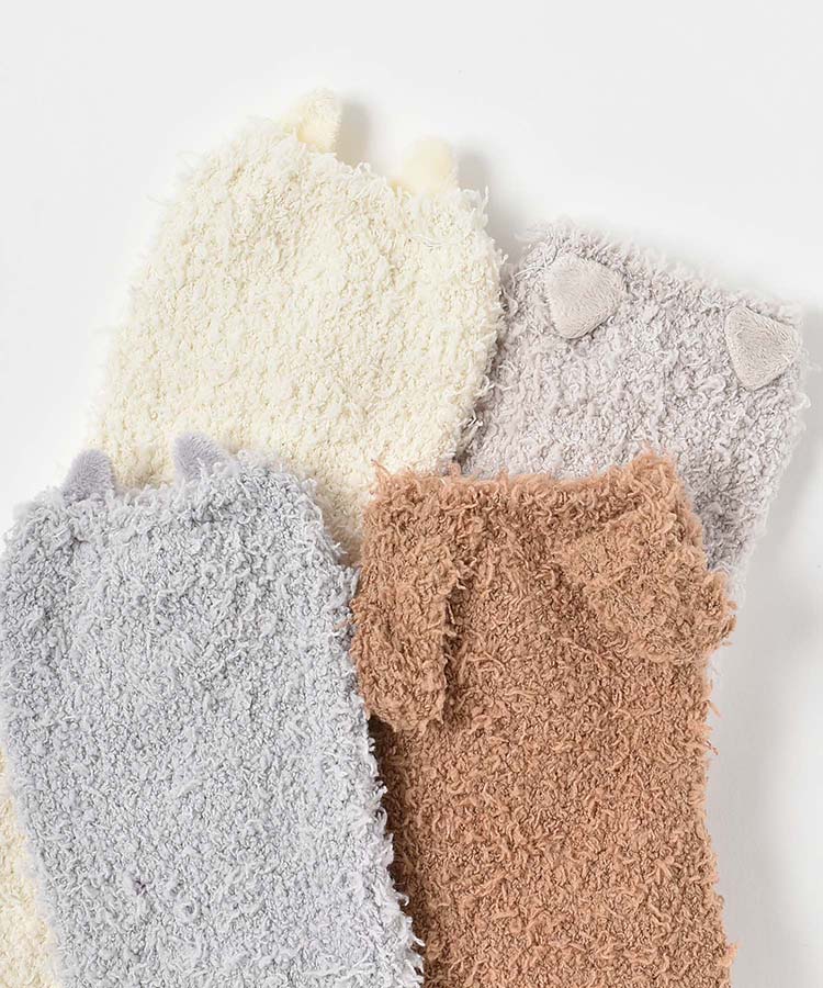 ムームーもこもこルームソックス