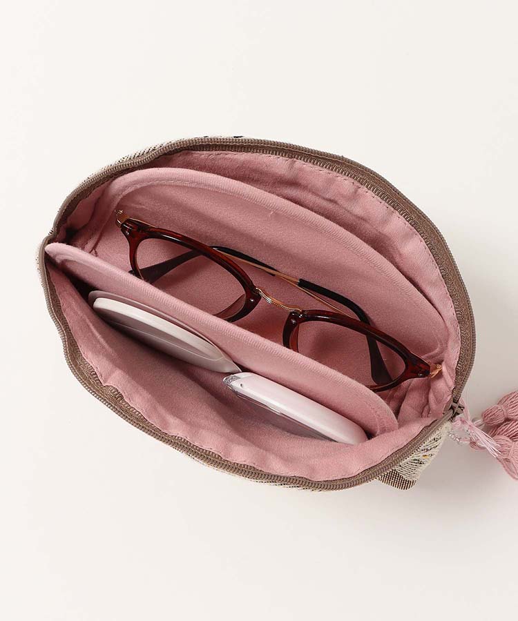 クラフトインディアネコマルチポーチ