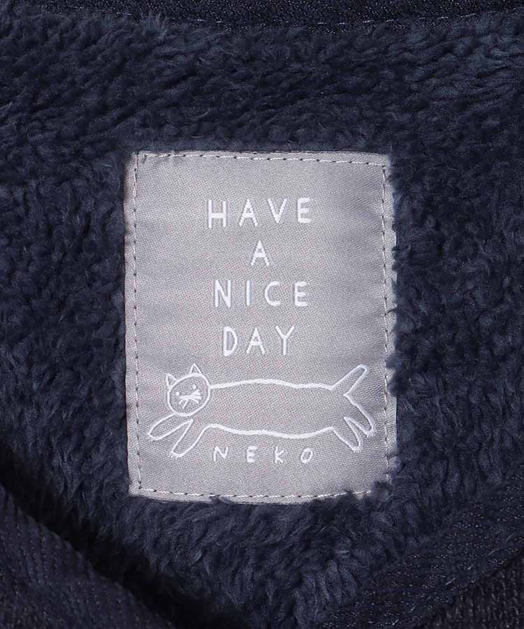 モールヤーンボアロングベスト