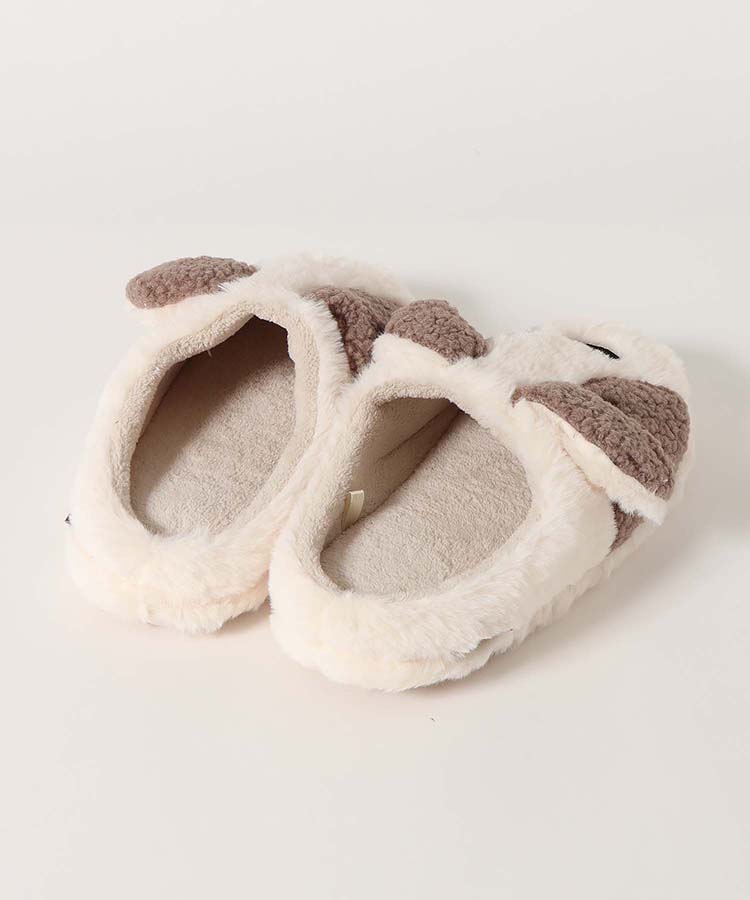 ブチ柄イヌボアスリッパ