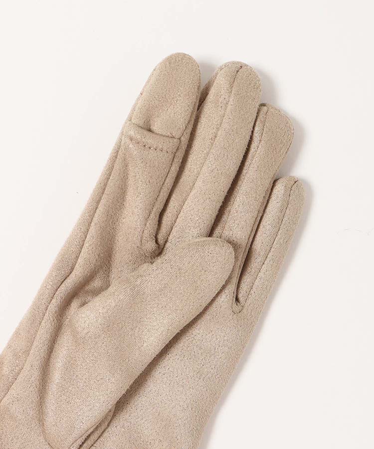 フェイクスエードボアグローブ