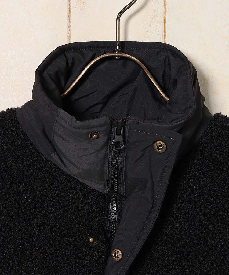 ボアナイロンオーバーコート