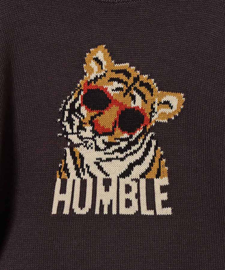 アニマルジャガードニット