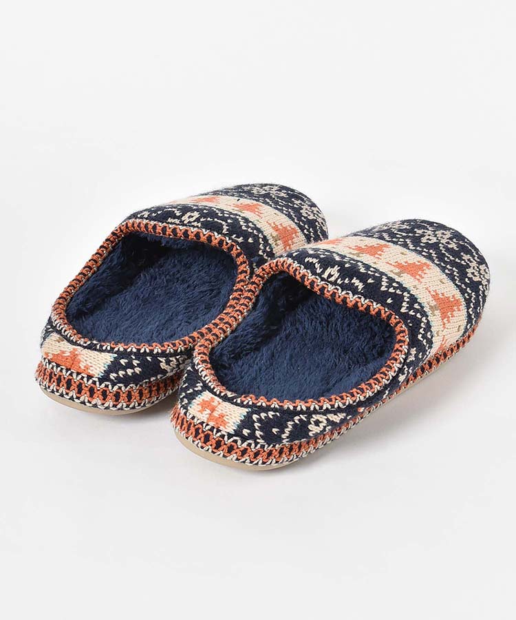 ツリー柄ルームシューズL