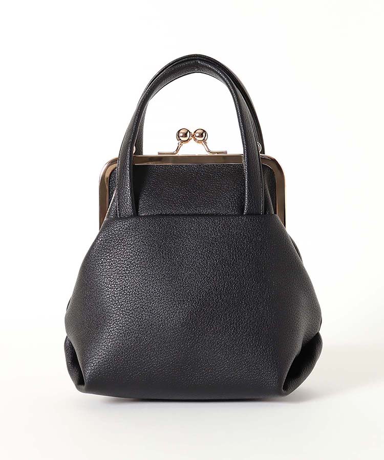 ハンドル付きがま口ミニショルダー