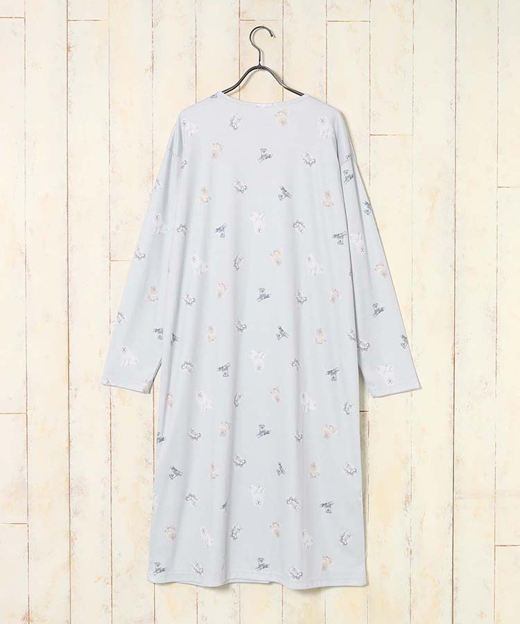 いぬ柄ルームワンピース