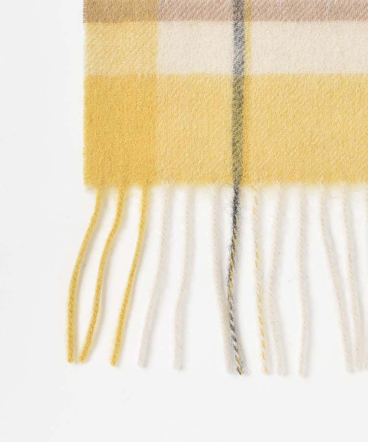 オリジナルネームウールチェックマフラー