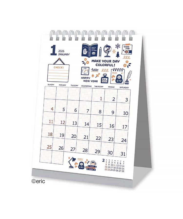 eric卓上カレンダー