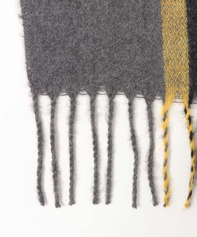 ジョーゼット織チェックストール