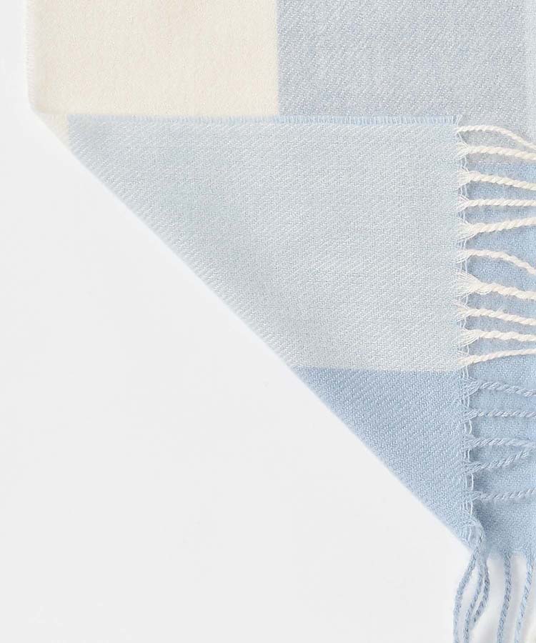 カシミヤタッチチェックストール