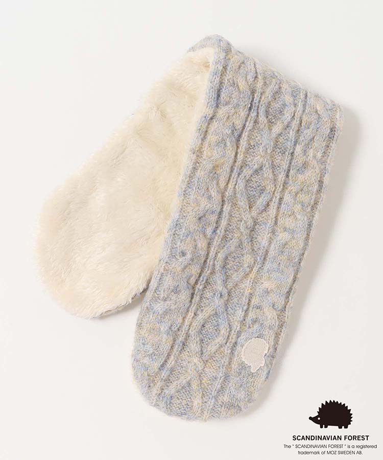 スカンジナビアンフォレスト 刺繍ネックウォーマー