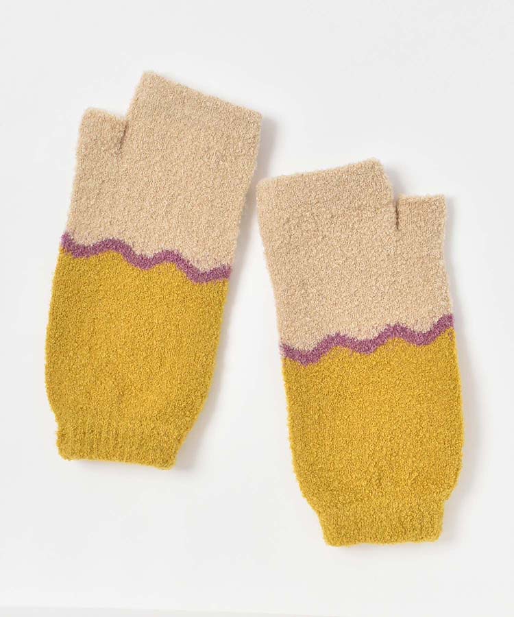 もこもこウェーブアームカバー