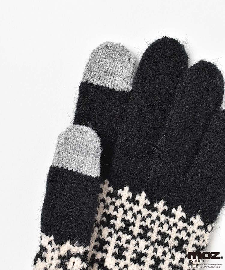 MOZスマホタッチ柄グローブ