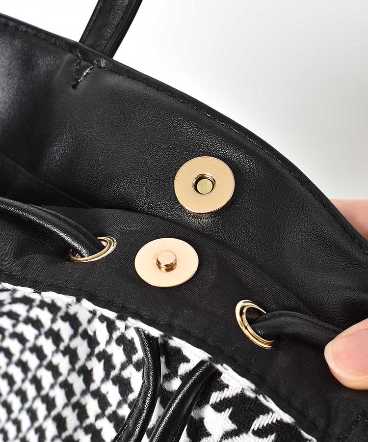 合皮フロントドロストトート