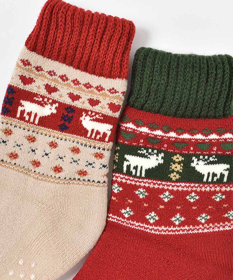 ジャムガーデン裏起毛ルームソックスM