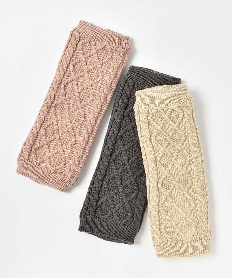 ≪SALE≫ケーブル編みレッグウォーマー