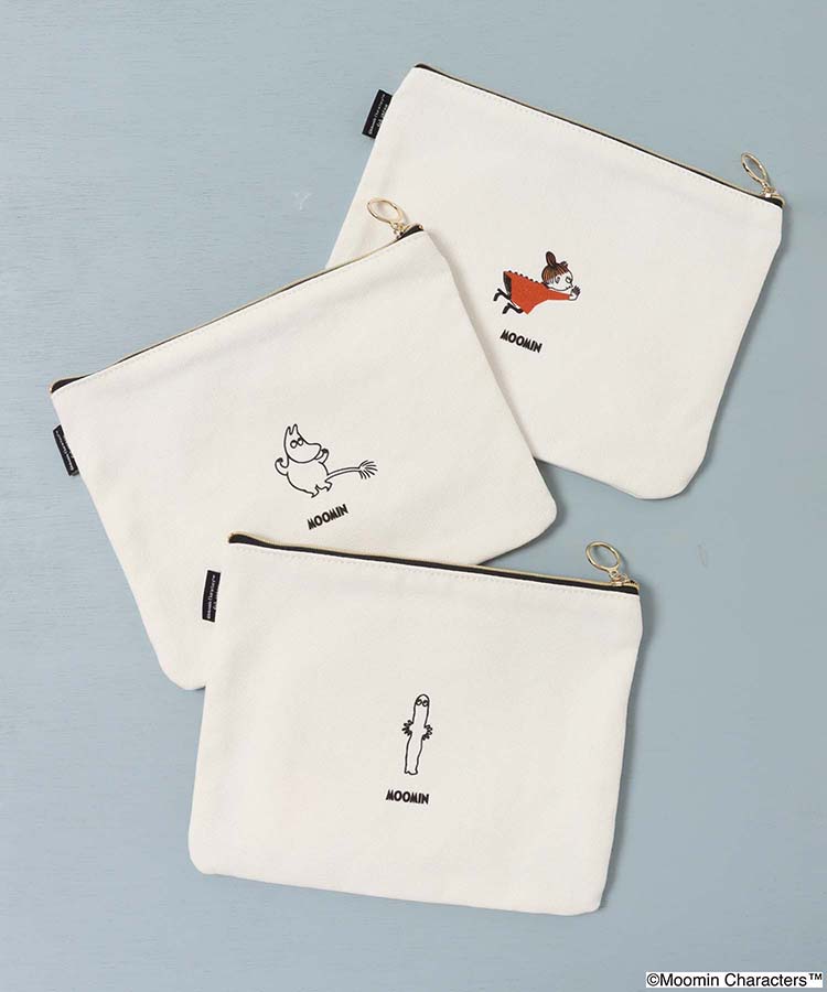 MOOMIN FINLAND COLORフラットポーチ