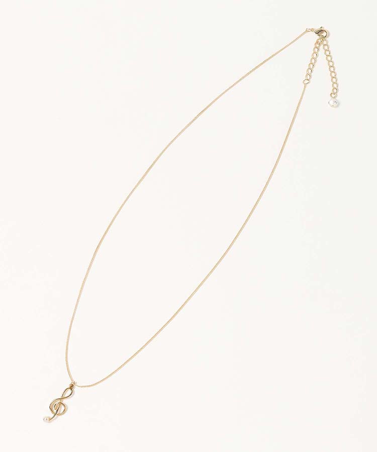 ト音パールネックレス