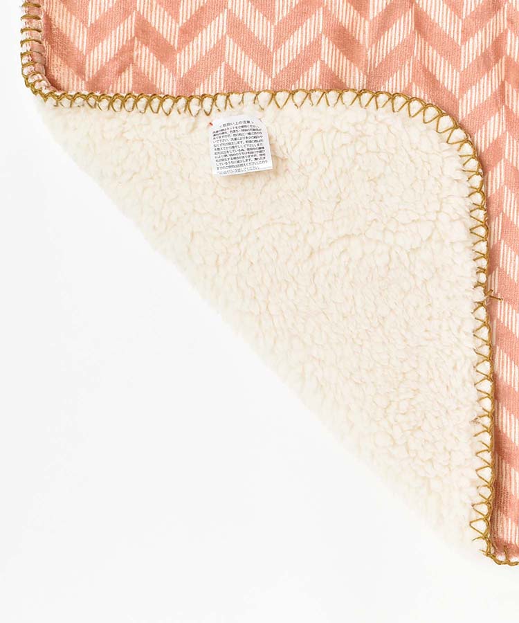 andsomeヘリンボーン柄ブランケット