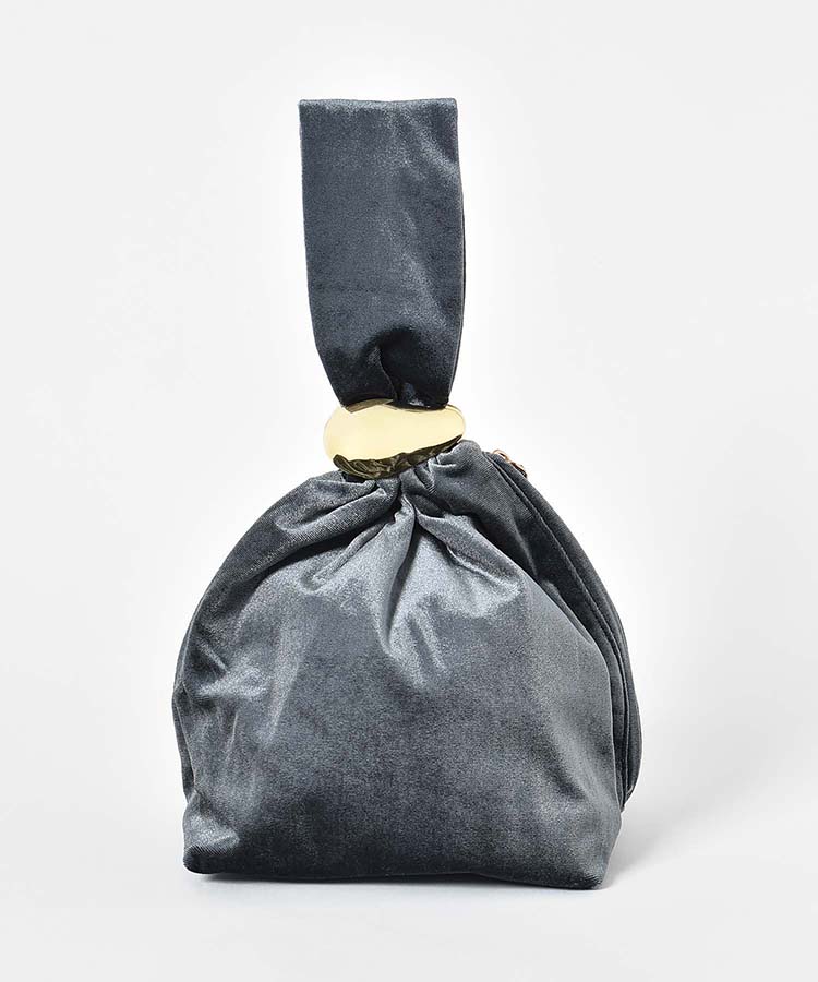 ベロアワンハンドルバッグ