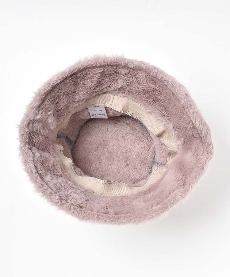 フェイクムートンバケットハット