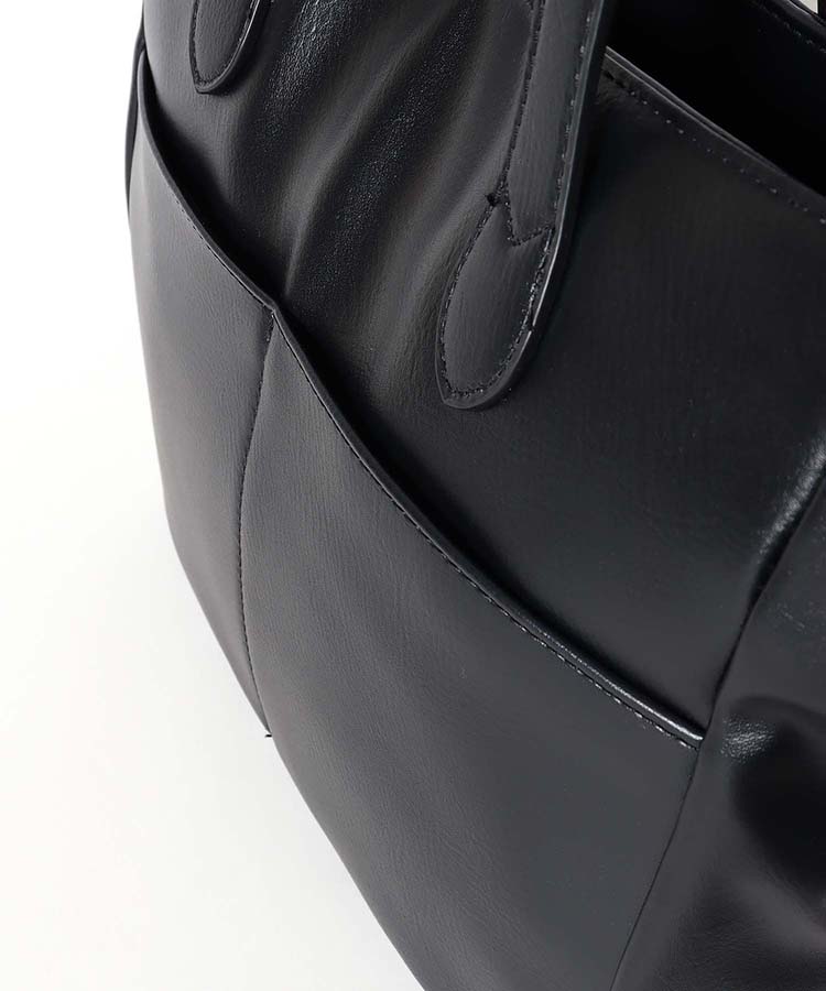 薄マチ2ポケットトート