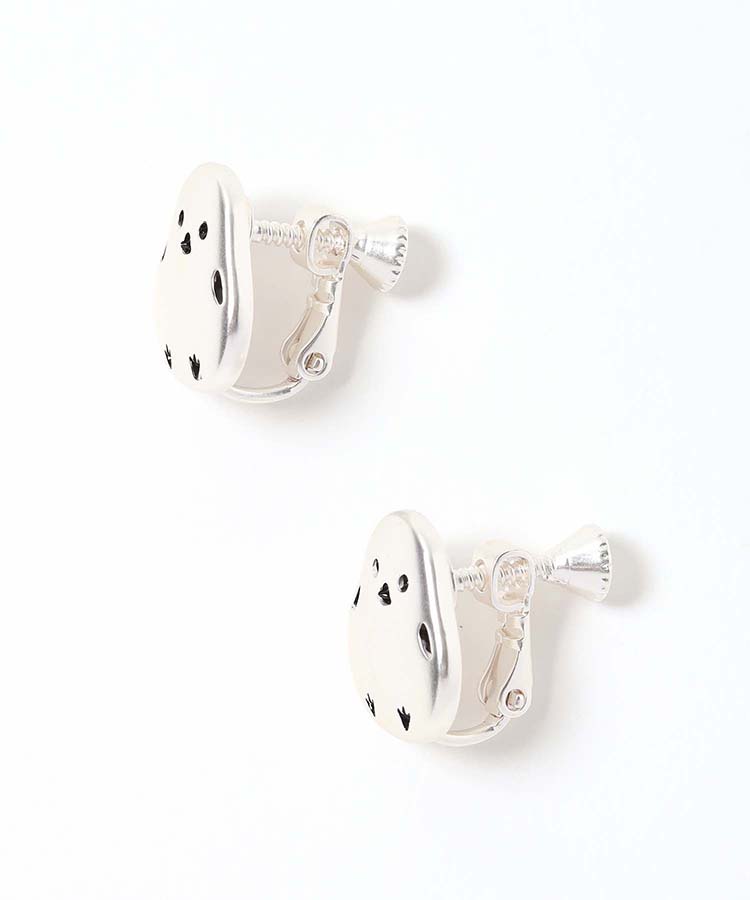 シマエナガメタルイヤリング