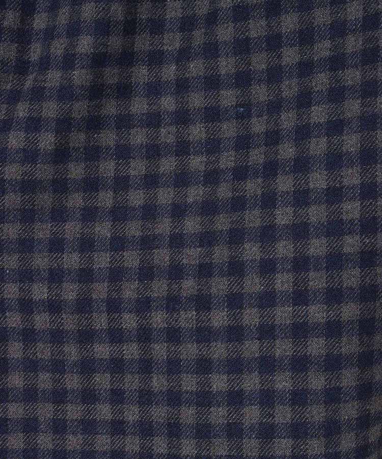 ネルチェック柄イージーパンツ