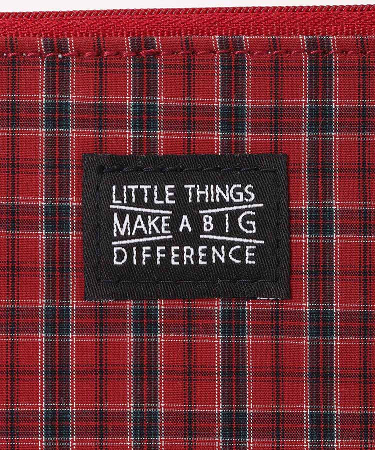 タイプライターチェック柄メディカルポーチ