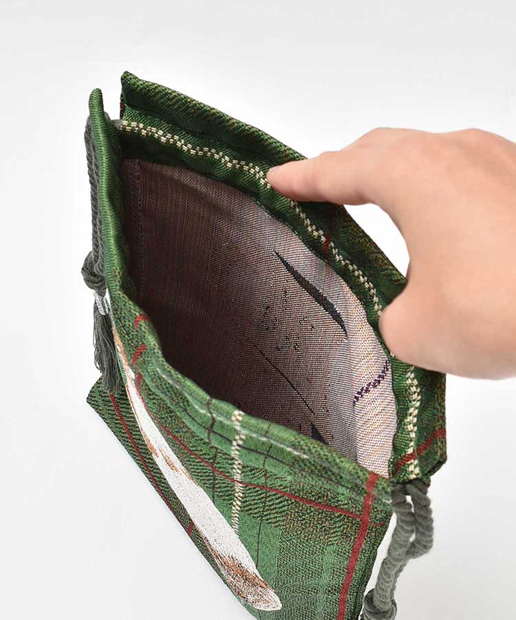 松尾ミユキチェック巾着