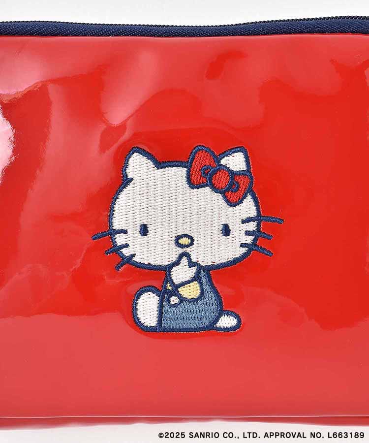サンリオキャラクターズ エナメル風刺繍ポーチ