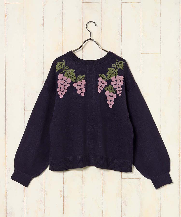 le petale グレープニットカーディガン