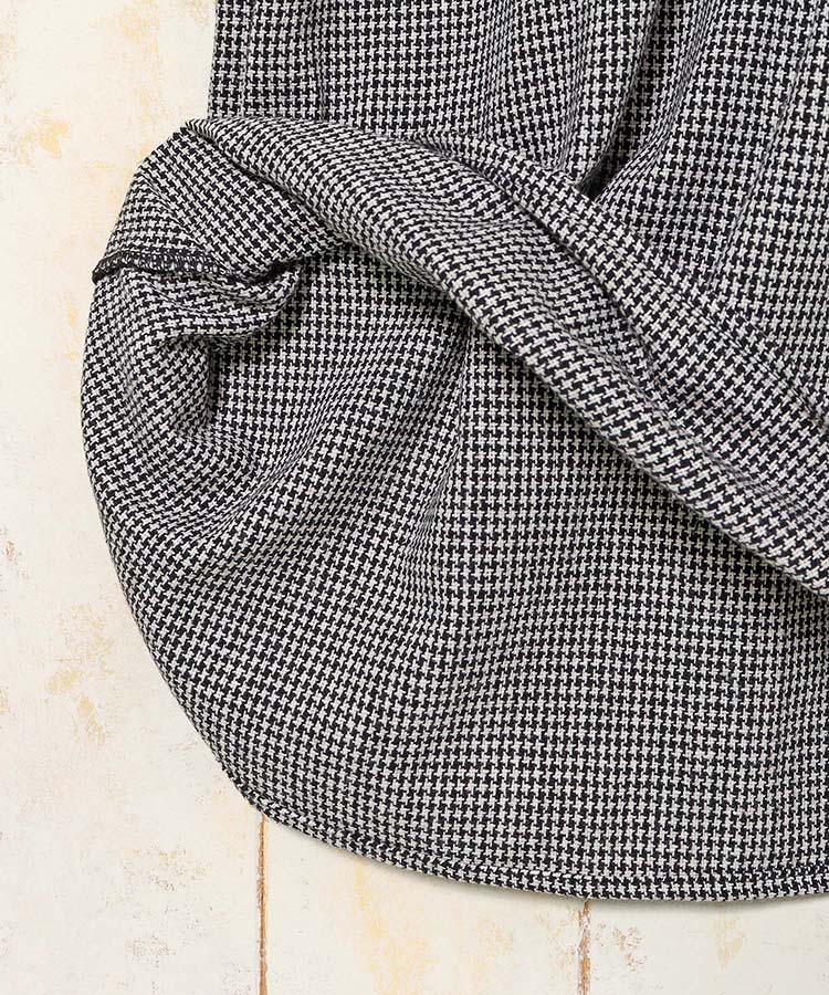 カフタンチェックワンピース