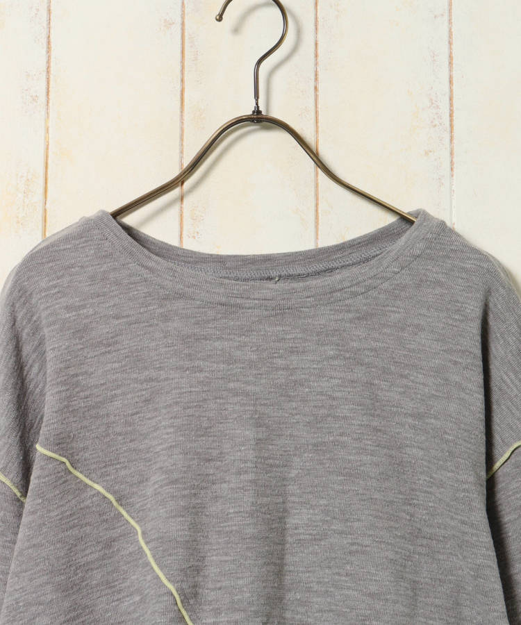 ≪SALE≫【WEB限定】配色メローショートトップス