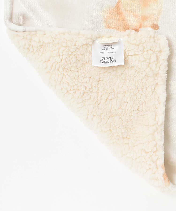 いぬ柄ブランケット