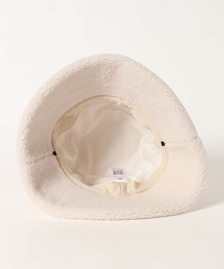 ムートン風バケットハット