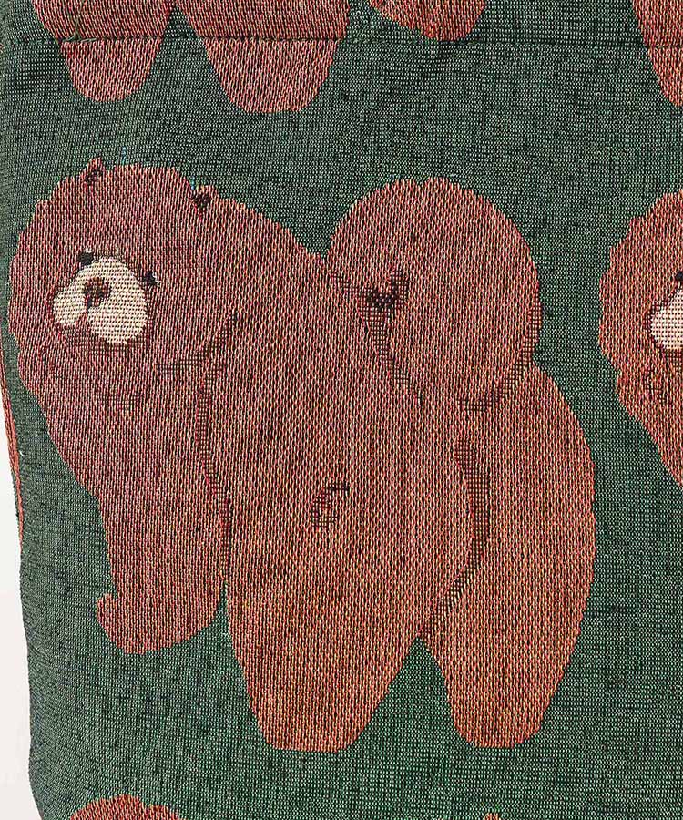 ワンワンジャガードトートバッグ