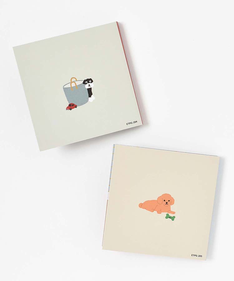 アニマルダイカットブック型ふせん