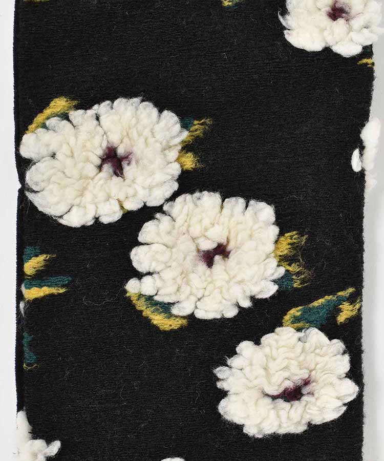 フラワーモチーフティペット