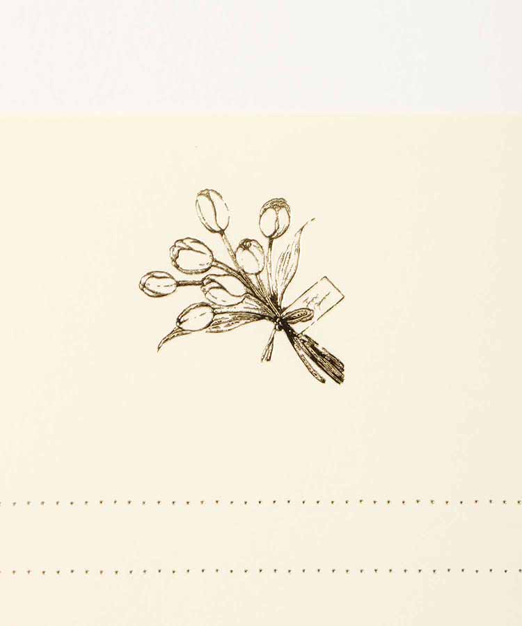 箔押しレターセット