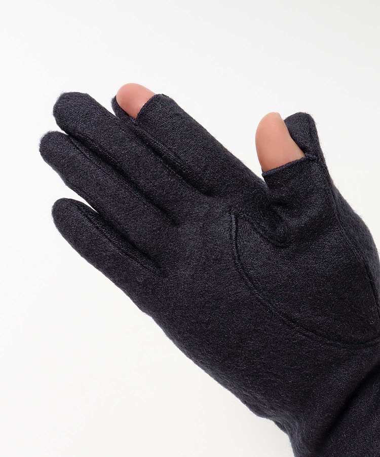 指フードフラワー刺繍グローブ