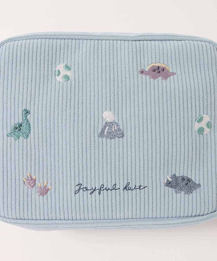 ジョイフルビットコーデュロイスクエアポーチ