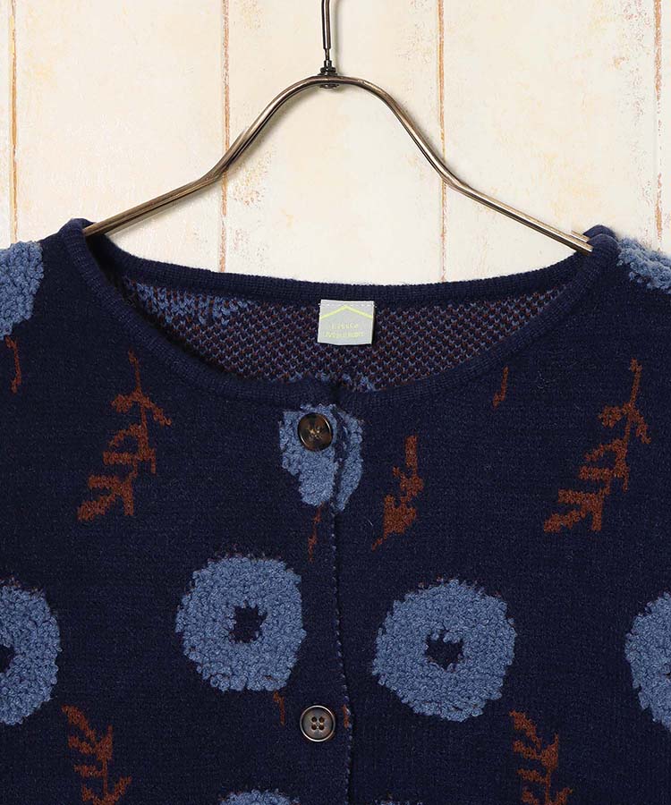 【WEB限定】フラッフィーフラワーカーディガン