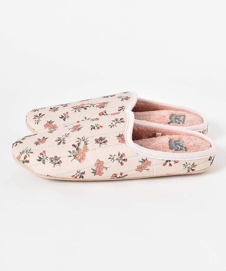 ルボア花柄スリッパ