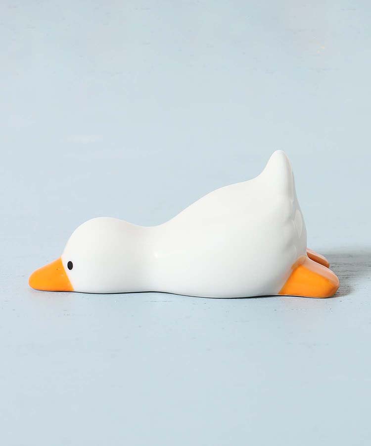 ぽちゃひるあひる箸置き