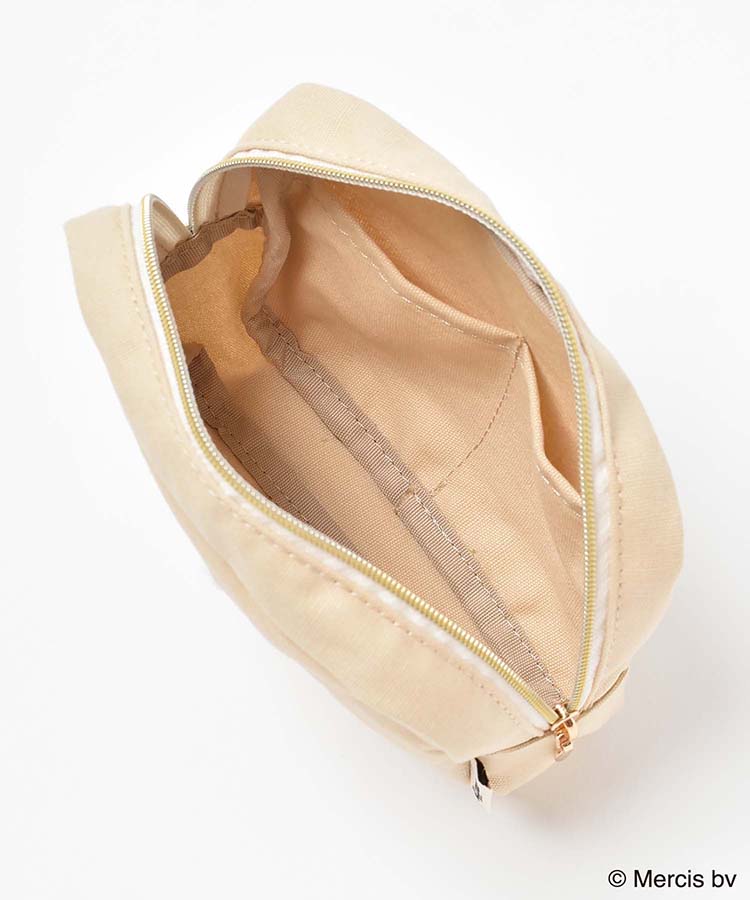 miffyスプリングサガラ刺繍スクエアポーチ