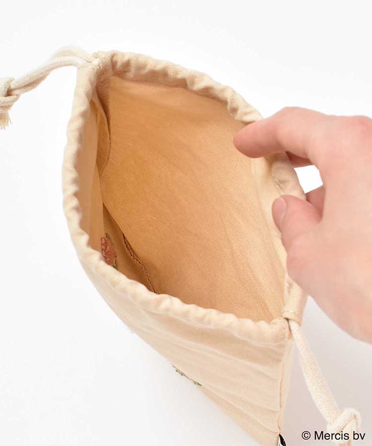 miffyスプリングサガラ刺繍巾着