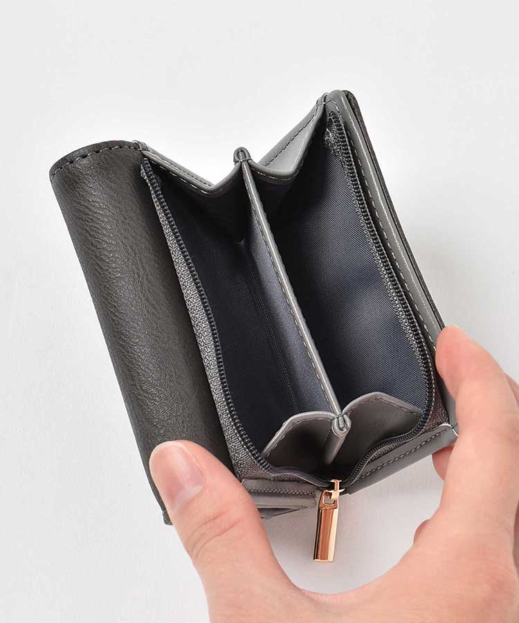 メタリックミニ財布