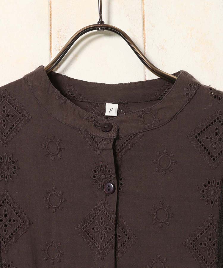 シフリー刺繍ブラウス